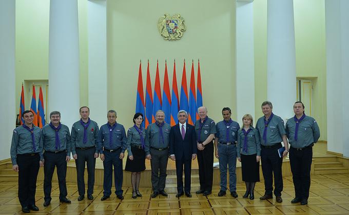 Meeting of official delegation of the WOSM with Goverment of Armenia