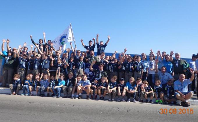 Grupo Escoteiro Pedra Branca participa do desfile Cívico de Palhoça