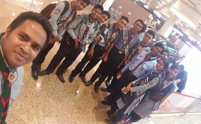 9th national scout jamboree,jaffna srilanka (bangladesh contingent)