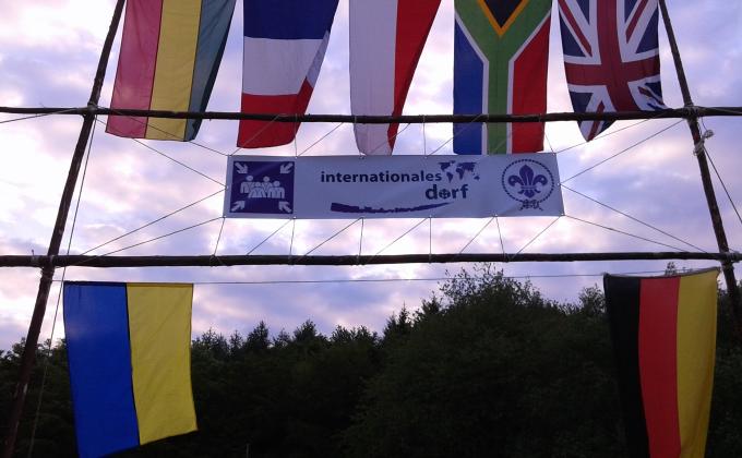 Ukrainian scouts in "Westernohe‬"