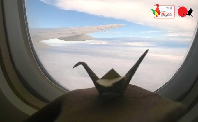 # WSJ2015 - Portuguese Tsuru for peace heading to Japan