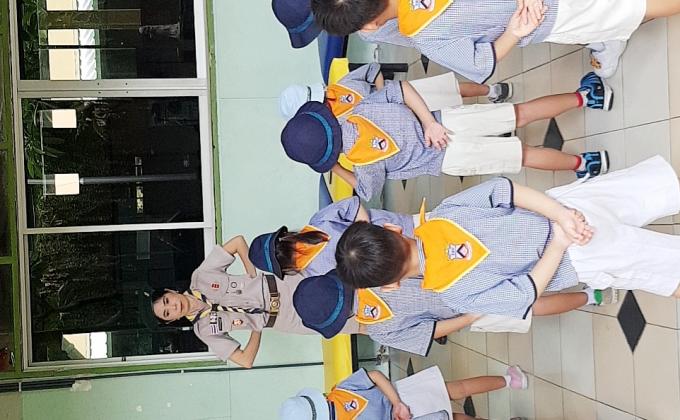 ฝึกระเบียบแถว'แถวตรง'แถวพัก
