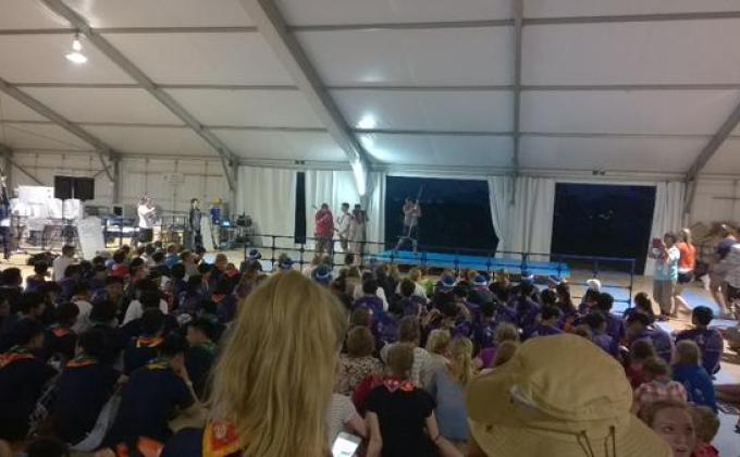 Kuju Subcamp talent show.