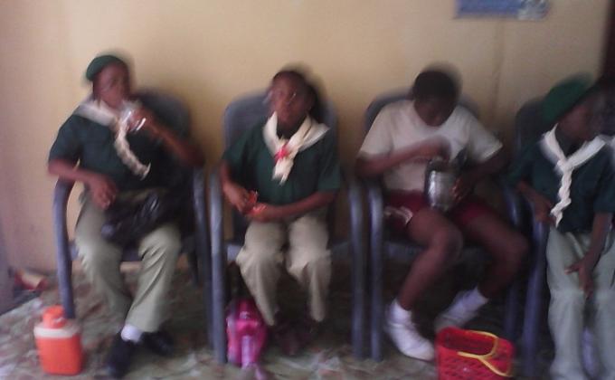 VISIT OF AMAKO CUBS TO THE STATE SCOUT SECRETARIAT