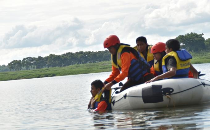 PRAMUKA D.U (Daarul Ukhuwwah) menjadi Brigade Penolong