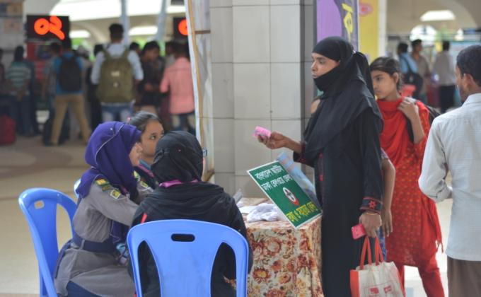Bangladesh Railway Scouts & Rover Eid Station service