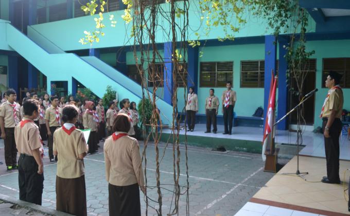 Orientasi Pendidikan Kepramukaan SMA Ronggolawe