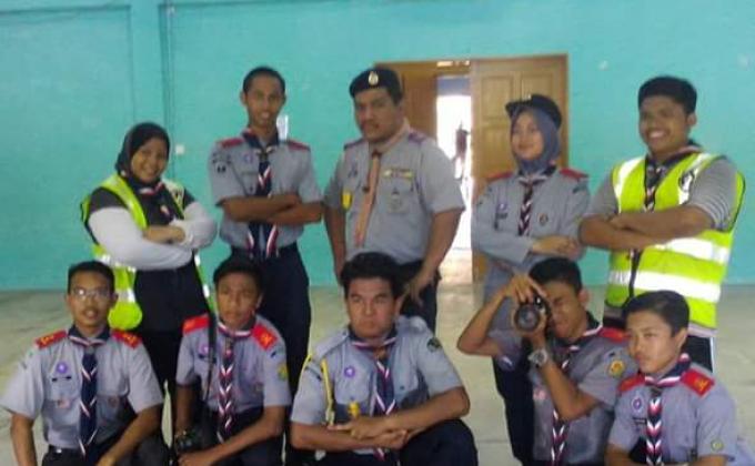 Petugas kem Penarafan Pengakap raja