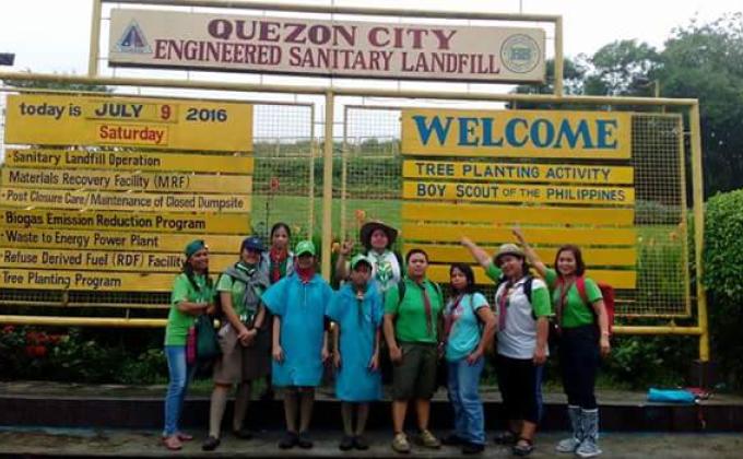 BPES Scouts Participate Tree Planting