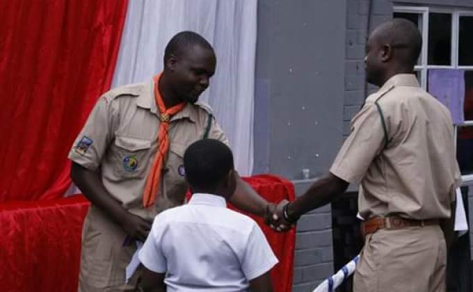 Allure Elementary Scout Leaders Investiture