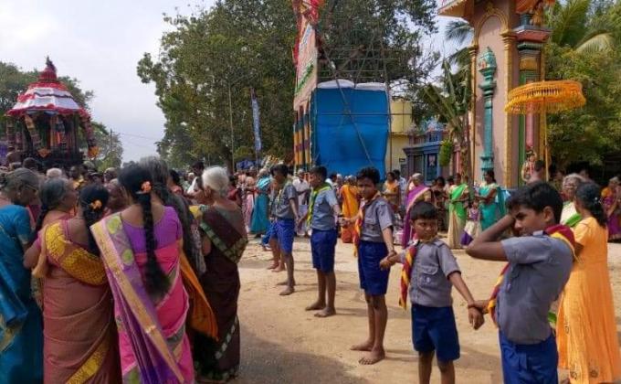maha sivarathiri temple guard houner duty and services 22 feb 2020