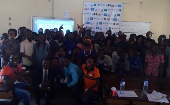 SCOUTING STORMS UNILAG FOR THE 2016 INTERNATIONAL DAY OF PEACE