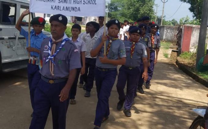 Rally against plastic use and Cleanliness Drive