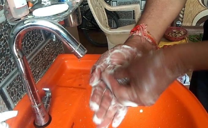 sankalp project (A) challenge Hand wash