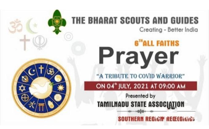 BSG 6th ALL FAITH PRAYER “A TRIBUTE TO COVID WARRIOR” BY SOUTH REGION
