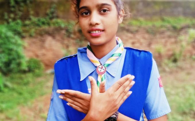 Scouting sunrise day and scout scarf day #bsgindia#bsgNYF