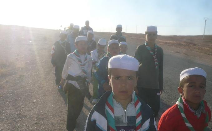 Caravan of “Hope”of Scouting 70 km on foot - AGERIA