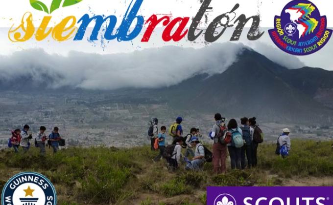 La Organización Mundial de Record Guinness le otorgó al Presidente de la República de Ecuador el Record Mundial alcanzado por el #Siembraton2015 #ScoutIAR