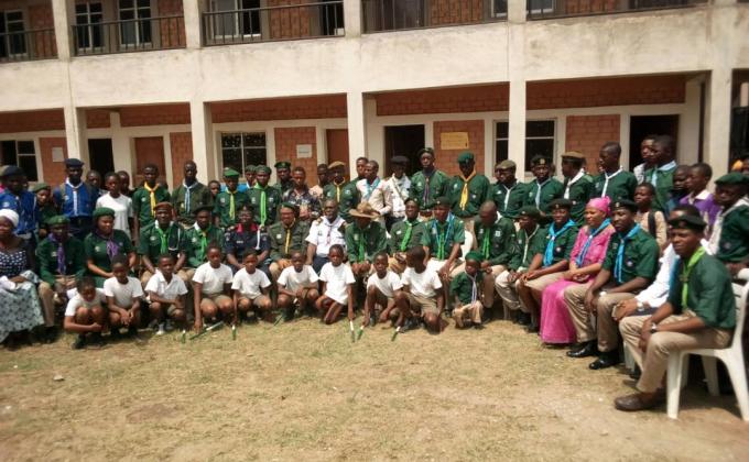 OGUN STATE SCOUT COMMISSIONER COURTSEY VISIT TO AWORI PROVINCE