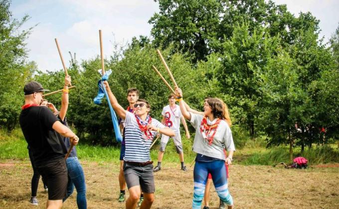 Volunteers on Central European Jamboree in Wrocław
