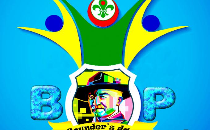 Celebrating of 158th birth day of Sir Baden Powell, special badge design by me for the day celebration. 