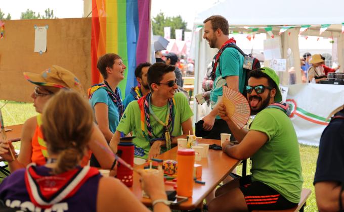 The Rainbow Cafe is open for business! 