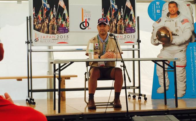 Visit of the astronaut Soichi Noguchi