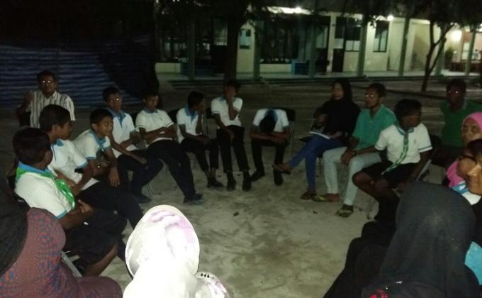 Camp Preparation in Maldives