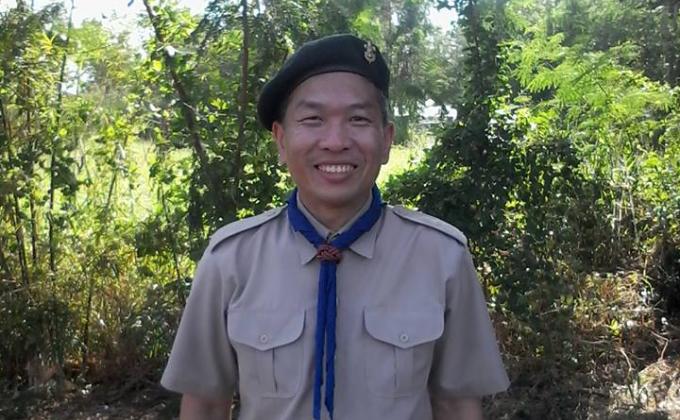 November 22 ,2014 . Pornsilp Intakaha  attend the s-BTC training at KAORAT camp , Nakornsawan province ,Thailand.