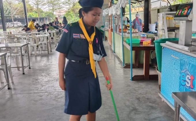 จิตอาสาทำความสะอาด