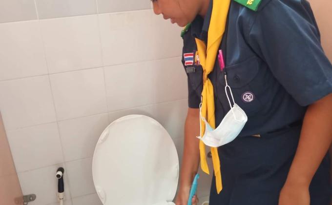 ทำความสะอาดในห้องน้ำ