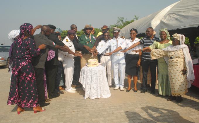 VISITING THE SEA SCOUTING HARBOUR AS PART OF CELEBRATING THE FOUNDER'S DAY