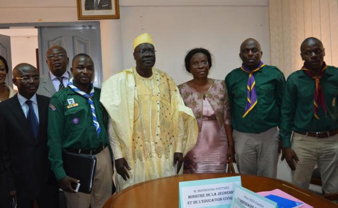  Le mouvement est venu solliciter un accompagnement du Minjec pour l’organisation de la 7ème édition du Jamborée.