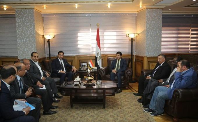 وزير الشباب والرياضة المصري يستقبل أمين المنظمة الكشفية العالمية بالقاهرة