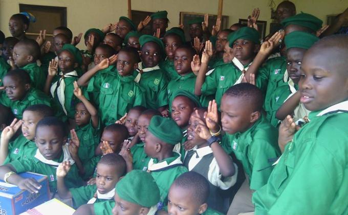 CUB SCOUTS OF THE SCOUT ASSOCIATION OF NIGERIA - FCT ABUJA SCOUT COUNCIL TOOK MESSENGERS OF PEACE CAMPAIGN TO CITY OF REFUGE ORPHANAGE IN ABUJA
