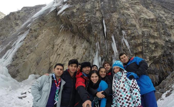 Scouts of Azerbaijan marched to the village of Ilisu Gah district.