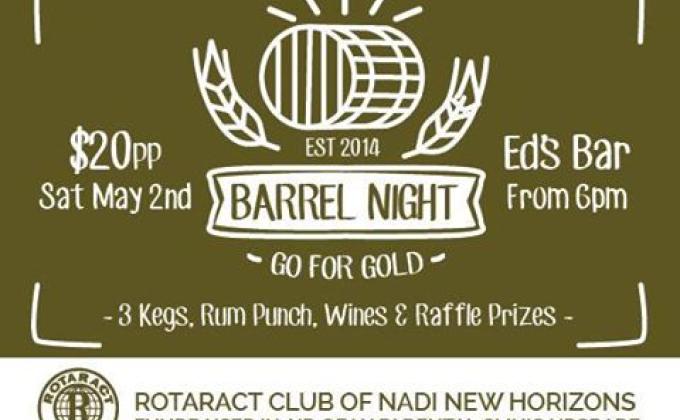 Fundraising Through Barrel Night In Aid of Nadi Dental Clinic Upgrade.(Rotaract Club of Nadi New Horizons)