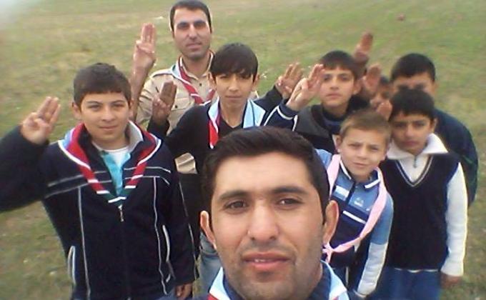 Goygol ( "the Blue Lake" ) scout liders met with  Falcons patrols