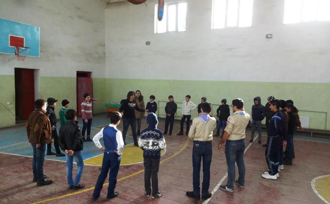First meeting of new Scout group "Mugan" of Mubarizlar Scout group was held.