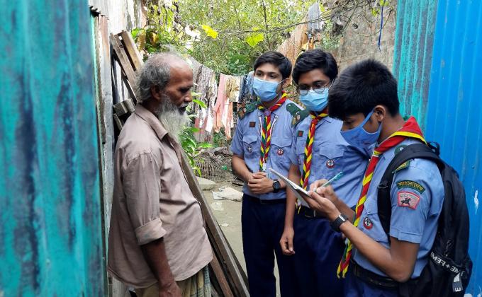 "প্লাস্টিক টাইড টার্নার চ্যালেঞ্জ ব্যাজ" কার্যক্রম-০২