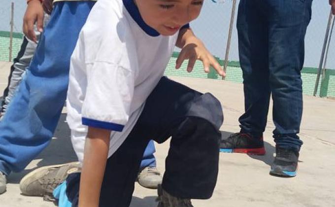 Caminantes llevaron alegría a niños del Callao-Perú