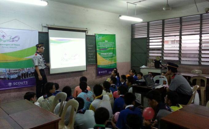 Messengers of Peace Promotion in 2013 JOTA-JOTI