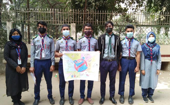 প্লাস্টিক টাইড টার্নার চ্যালেঞ্জ ব্যাজ" পর্যায়ঃ নেতৃত্ব