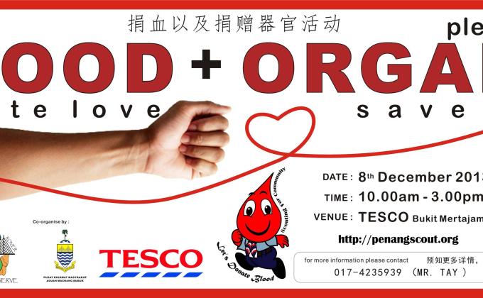 Incoming : Blood Donation & Organ Donor Pledge Program