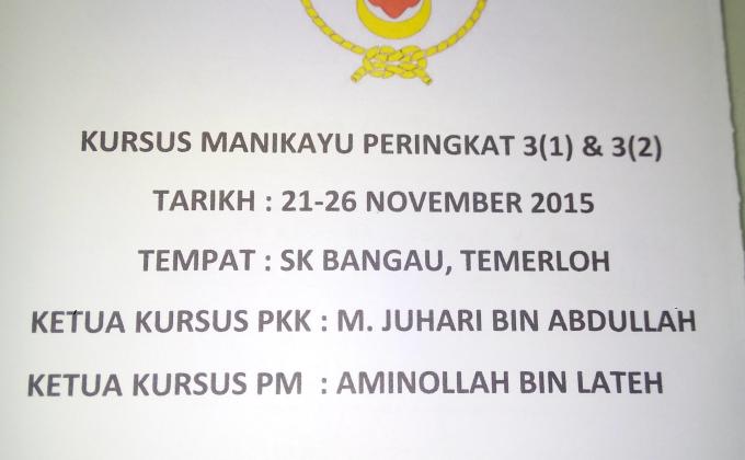kursus manik kayu peringkat 3(1) & 3(2)