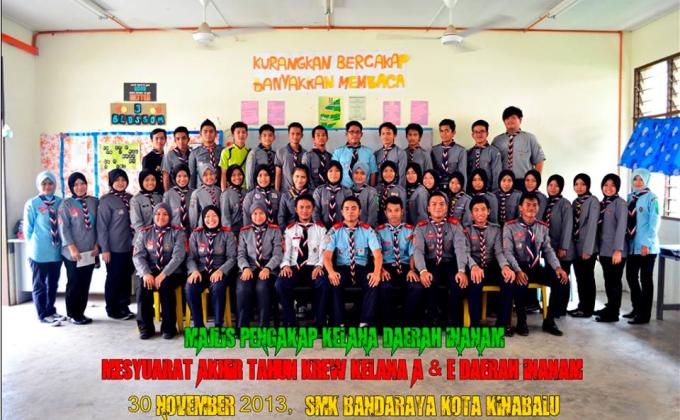 Rovers Scout Crew A & E Of Sabah, Inanam District 2013 Year End Meeting