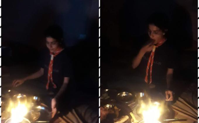 [C] Earth Hour
#Challenge 4 - #Dinner_in_the_dark
