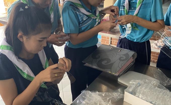 เตรียมแจกหน้ากาก face shield ป้องกันโควิด