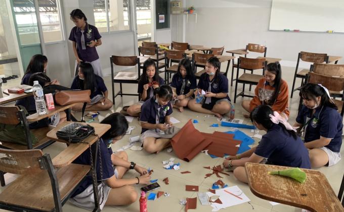 ประดิษฐ์ ดอกไม้ให้เเม่ ปี2563