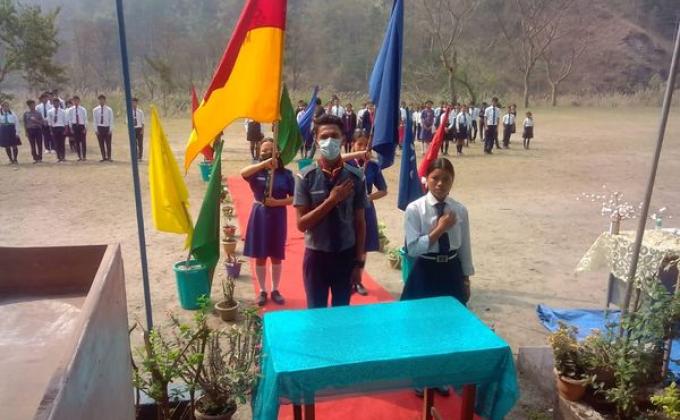 Service in Oth Taking Ceremony  of Student Council 